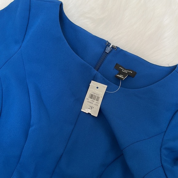 ⭐️NWT💯 Ann Taylor Blue Dress - Picture 3 of 7